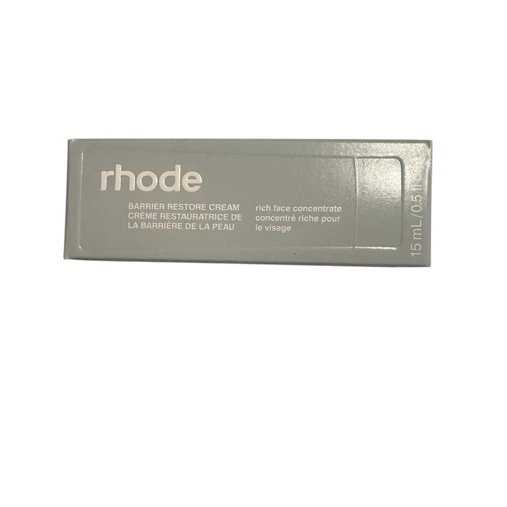 Rhode Barrier Restore Cream 0.5 fl oz – Mini Hydrating Peptide Moisturizer, NWB